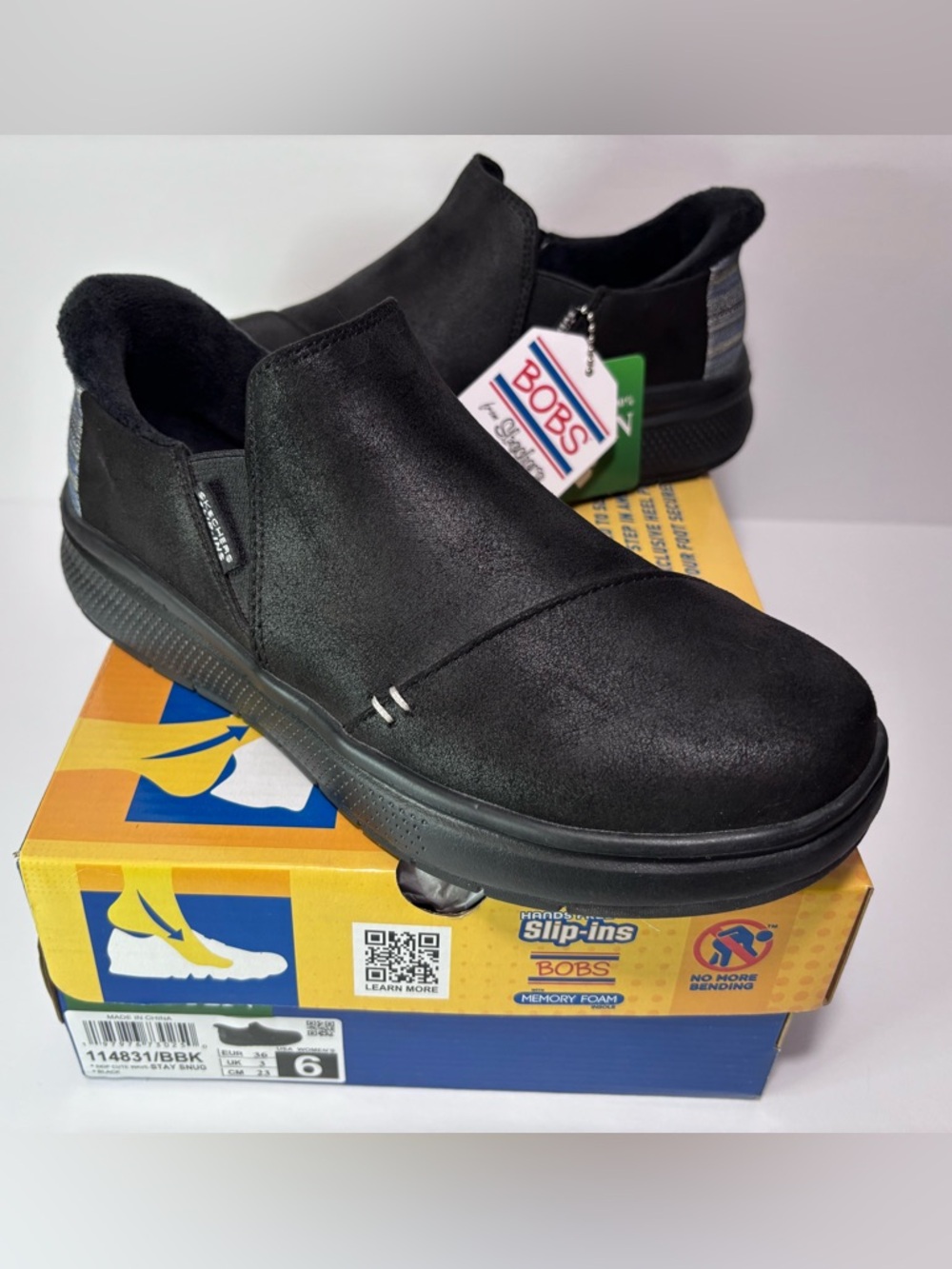Skechers Women's Black Hands Free Slip-Ins